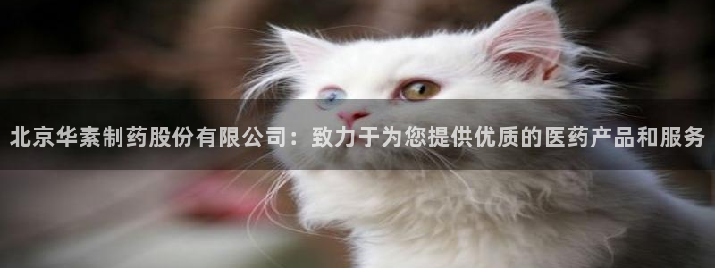 九游会老哥俱乐部官网首页：北京华素制药股份有限公司：致力于为您提供优质的医药产品和服务