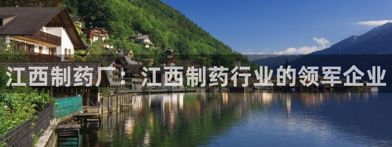 ag九游会老哥俱乐部：江西制药厂：江西制药行业的领军企业